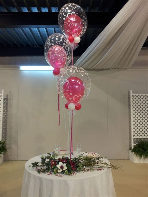 centrotavola matrimonio con palloncini